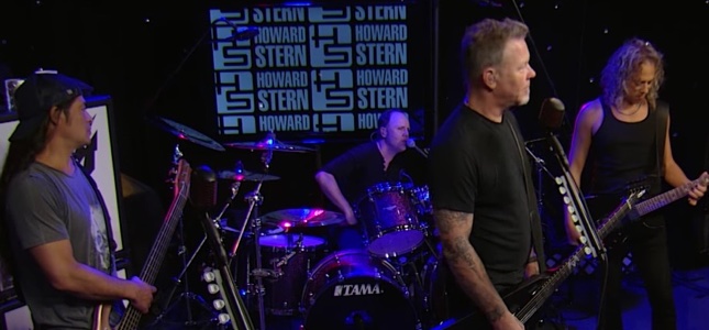 METALLICA Perform “Hardwired” On Howard Stern Show; Official Video